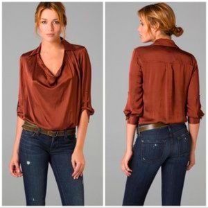 🍂 VINCE Stunning Cowl Neck Blouse 🍂